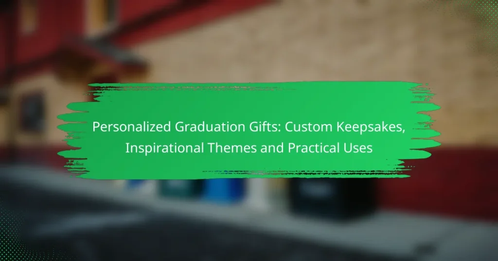 Personalized Graduation Gifts: Custom Keepsakes, Inspirational Themes and Practical Uses